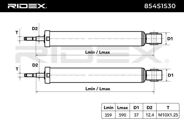 854S1530 RIDEX von Hersteller bis zu - % Rabatt!