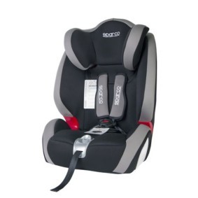 SPARCO Autositz Baby ohne Isofix ohne Isofix, Gruppe 1/2/3, 9-36 kg, 3 Punkt-Gurt, grau, mitwachsend online kaufen