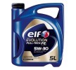 ELF 5W-30, съдържание: 5литър, Синтетично масло 3267025010613