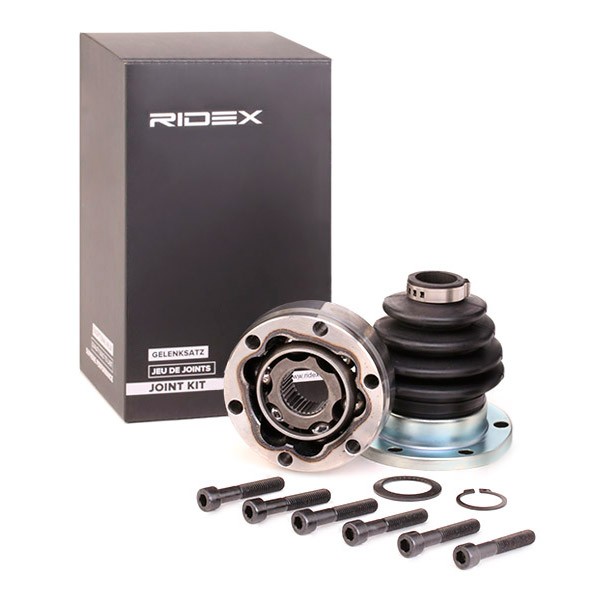 Image of RIDEX Kit Giunto Omocinetico sul lato del cambio 5J0129 Kit Giunti Semiasse,Giunto Omocinetico VW,AUDI,SKODA,GOLF III (1H1),Polo Schrägheck (6N1)009