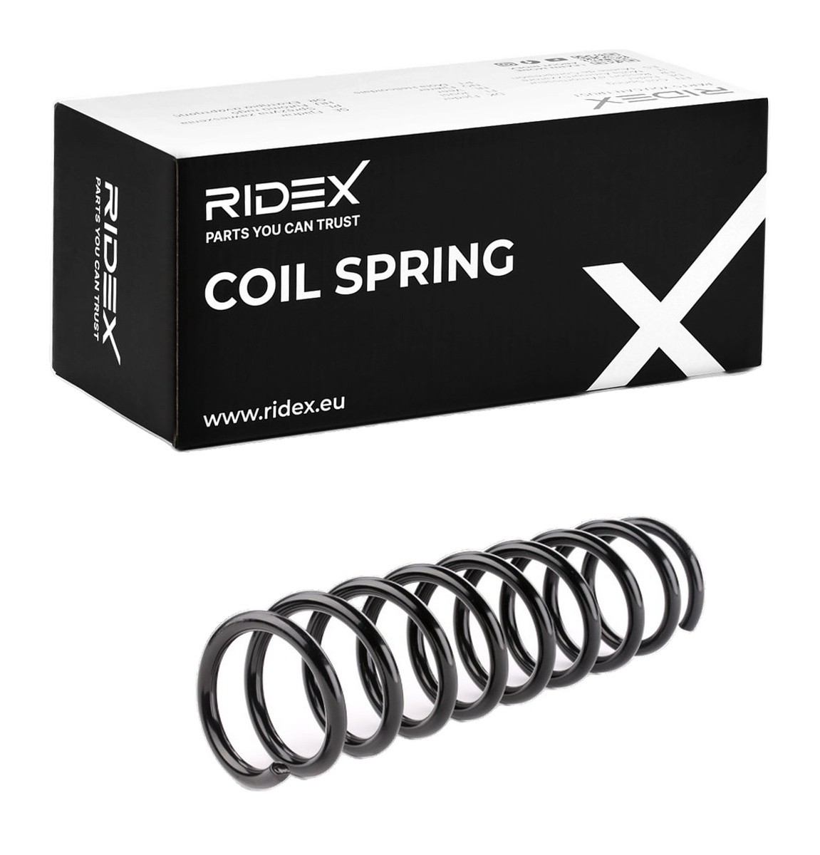 RIDEX Ressort d'Amortisseur 188C0315 Ressort De Suspension,Ressort Hélicoïdal MERCEDES-BENZ,Sedán W1