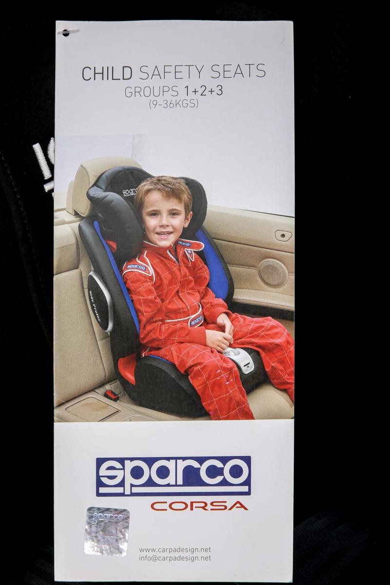 Siège voiture enfant SPARCO 1000KIG123GR 6922516313877