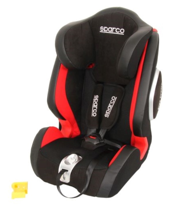 SPARCO F1000K PREMIUM 1000KIG123RD Kindersitz Gewicht des Kindes: 9-36kg, Kindersitzgurt: 5-Punkt-Gurt