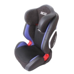 SPARCO Autositz Baby Gruppe 2/3 mit Isofix, Gruppe 2/3, 15-36 kg, ohne Sicherheitsgurte, hellblau, schwarz online kaufen