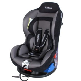 SPARCO F5000K Child safety seat Group 0+/1 5000KGR without Isofix, Group 0+/1, 0-18 kg, 5-point harness, Grey, Pale blue, multi-group