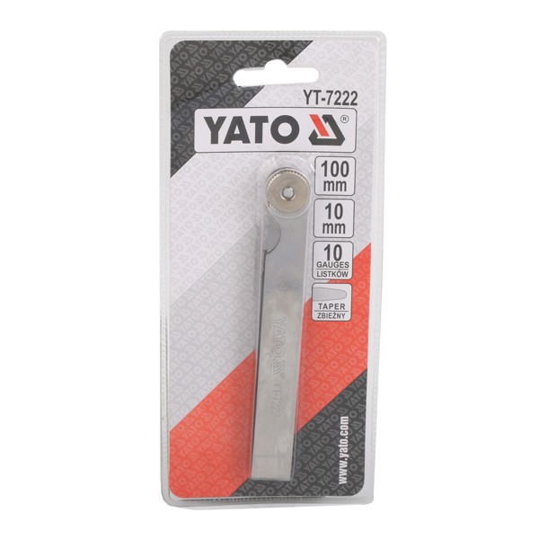 Image of YATO Spessimetro Numero delle lamine: 10mm YT-7222