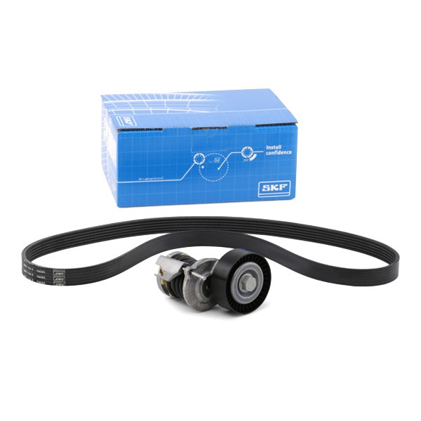 Image of SKF Kit cinghie Poly-V VKMA 31058 Kit cinghia servizi VW,SKODA,SEAT,POLO (9N_),Polo Limousine (9N4),Polo Limousine (9A4, 9A2, 9N2, 9A6)009