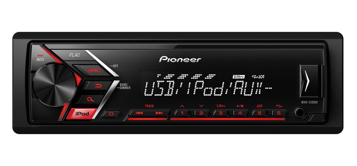 PIONEER MVH-S100UI Bilradio Leistung: 4x50w