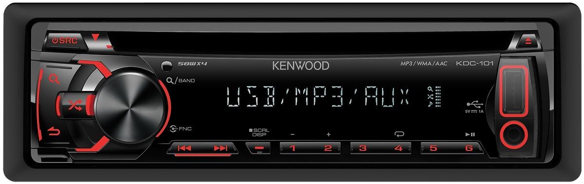 KENWOOD KDC-101 074187 Auto rádio Potência: 4x50W