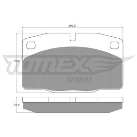 Bremsbelagsatz 90443902 TOMEX brakes TX10-13