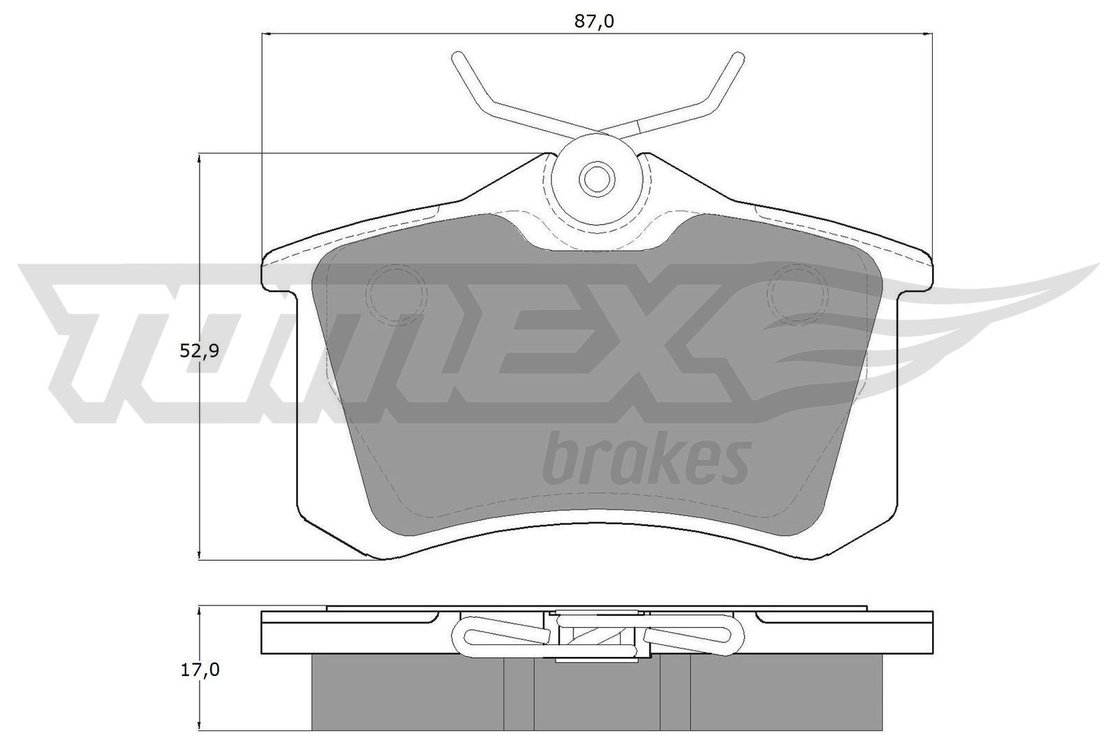 TX10-781 TOMEX brakes do fabricante até - 22% de desconto!
