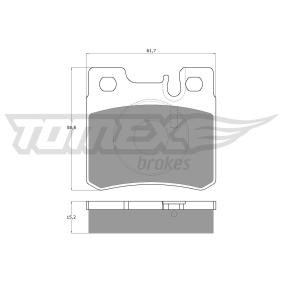 Bremsbelagsatz 001 420 02 20 TOMEX brakes TX12-33