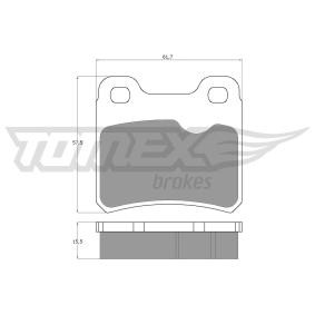 1263700319 TOMEX brakes TX 13-49 Kit pastiglie freni