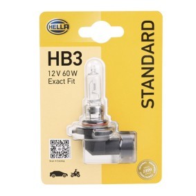 Bulb, spotlight HB3 12V 60W P20d Halogen 8GH 005 635-128 BMW 3 Series, 5 Series, X5