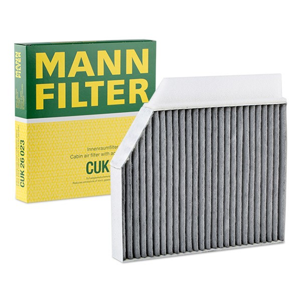 Image of MANN-FILTER Filtro abitacolo Filtro al carbone attivo CUK 26 023 Filtro, aria abitacolo,Filtro antipolline MERCEDES-BENZ,C-Klasse Limousine (W205)