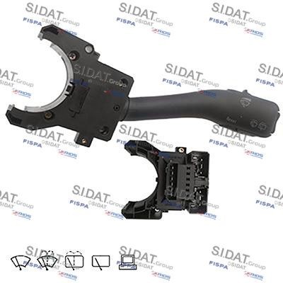 SIDAT  430142 Steering Column Switch Number of connectors: 14, with board computer function, with rear wipe-wash function, with wipe-wash function