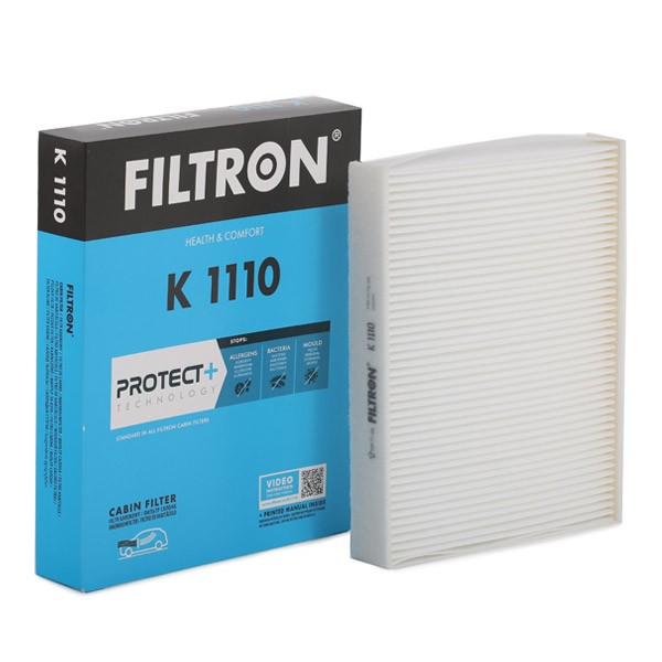 Image of FILTRON Filtro abitacolo Filtro particellare K 1110 Filtro, aria abitacolo,Filtro antipolline FORD,Fiesta Mk5 Schrägheck (JH1, JD1, JH3, JD3)