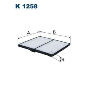 Filtro de habitáculo K 1258 MATIZ (M200, M250) 0.8LPG ac 2011