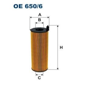 Oliefilter motor FILTRON OE 650/6