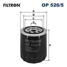 Filtro olio 078115561 J FILTRON OP526/5 VOLKSWAGEN, AUDI, SEAT, SKODA, CUPRA