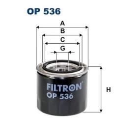 Olejový filtr 12915035150 FILTRON OP536 MITSUBISHI, LAND ROVER