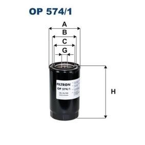 Ölfilter 2654407 FILTRON OP574/1 VW, AUDI, DODGE, DAEWOO, INFINITI