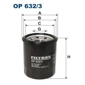 Ölfilter B6Y1-14-3029A FILTRON OP632/3 MAZDA, KIA, SUBARU, MERCURY