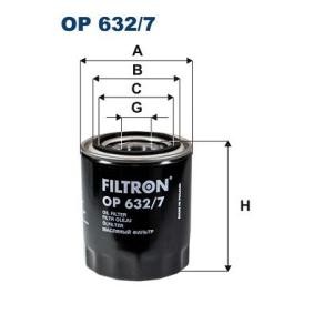 Filtro de aceite OP 632/7 SORENTO 1 (JC) 2.5CRDi ac 2006