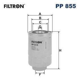 Filtre à carburant 5091 986 FILTRON PP855 FORD, FORD USA, AUTO UNION