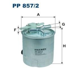 Kraftstofffilter 16400-JD50B FILTRON PP857/2 NISSAN, INFINITI
