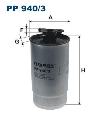 FILTRON  PP 940/3 Filtre à carburant Hauteur: 177mm