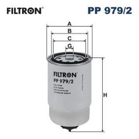 Filtro combustible PP 979/2 CEE'D SW (ED) 1.6CRDi 128 ac 2010