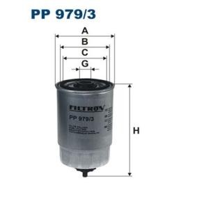 Filtro combustible PP 979/3 SORENTO 1 (JC) 2.5CRDi ac 2004