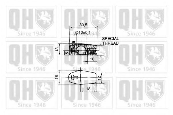 Kofferraum Dämpfer 128052 QUINTON HAZELL 128052 in Original Qualität