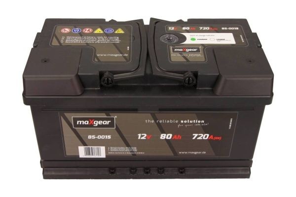 85-0015 MAXGEAR Batterie 12V 80Ah 700A B13 LB4 mit Ladezustandsanzeige,  Pluspol rechts, Bleiakkumulator 85-0015 ❱❱❱ Preis und Erfahrungen