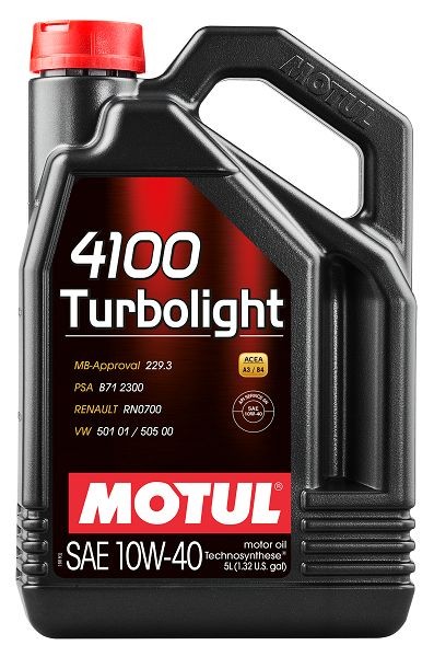 MOTUL Huile moteur 4100 TURBOLIGHT 10W40 108645