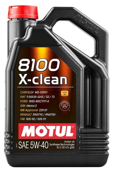 MOTUL Huile moteur 8100 X-CLEAN 5W40 109226
