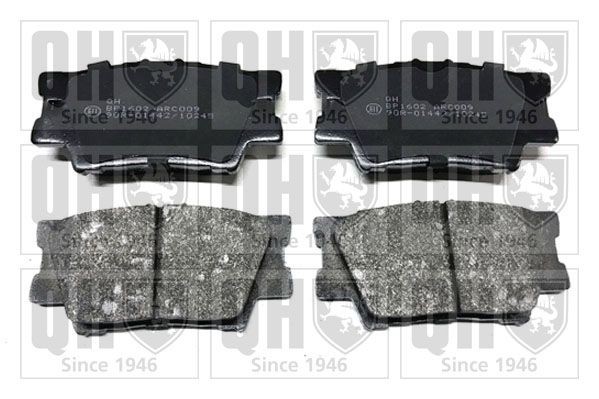 QUINTON HAZELL  BP1602 Bremsbelagsatz Breite: 96,6mm, Höhe: 49,2mm, Dicke/Stärke: 15,4mm