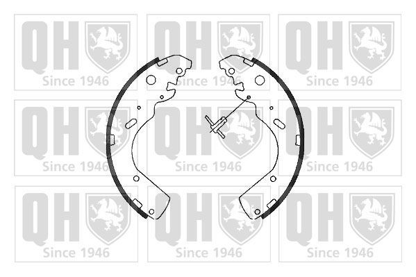 QUINTON HAZELL BS1104 Brake Shoe Set BS1104 price and experience