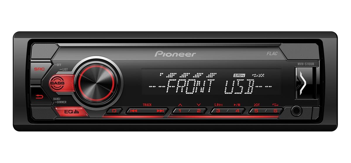 PIONEER MVH-S110UB MVH-S110UB Bilradio Leistung: 4x50w