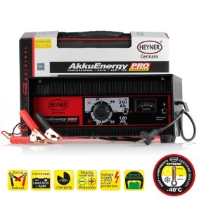HEYNER AkkuEnergy Pro Chargeur AGM 933080 avec aide au démarrage, 30A, 12, 24V, 30-350Ah