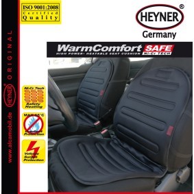 504000 HEYNER WarmComfort Safe Couvre-siège chauffant 12V, 3A