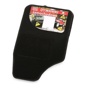 POLGUM Fußmattenset Textil, Universelle passform, vorne und hinten, Menge: 4, schwarz online kaufen