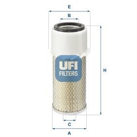 Luftfilter 1869995 UFI 27.B36.00
