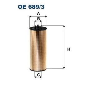 Skrin olejoveho filtru / tesneni FILTRON OE 689/3