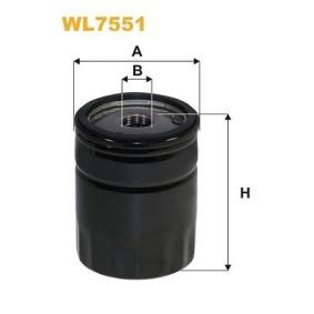 Olejový filtr 15208 AA110 WIX FILTERS WL7551 NISSAN, MITSUBISHI, SUBARU