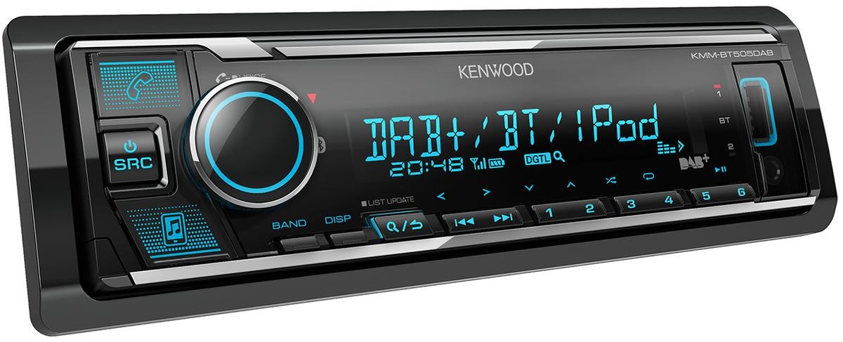 Estéreo KMM-BT505DAB KENWOOD KMM-BT505DAB de qualidade original