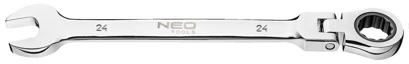 Neo Combination ratchet wrench with 24 mm connector (09-054)