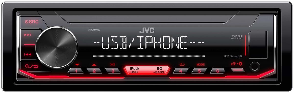 JVC KD-X262 Auto rádio Potência: 4x50W