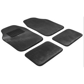 29044 WALSER Comfort Drive Fußmatten Velor 12 mm, Textil, vorne und hinten,  Menge: 4, schwarz, Universelle passform 29044 ❱❱❱ Preis und Erfahrungen